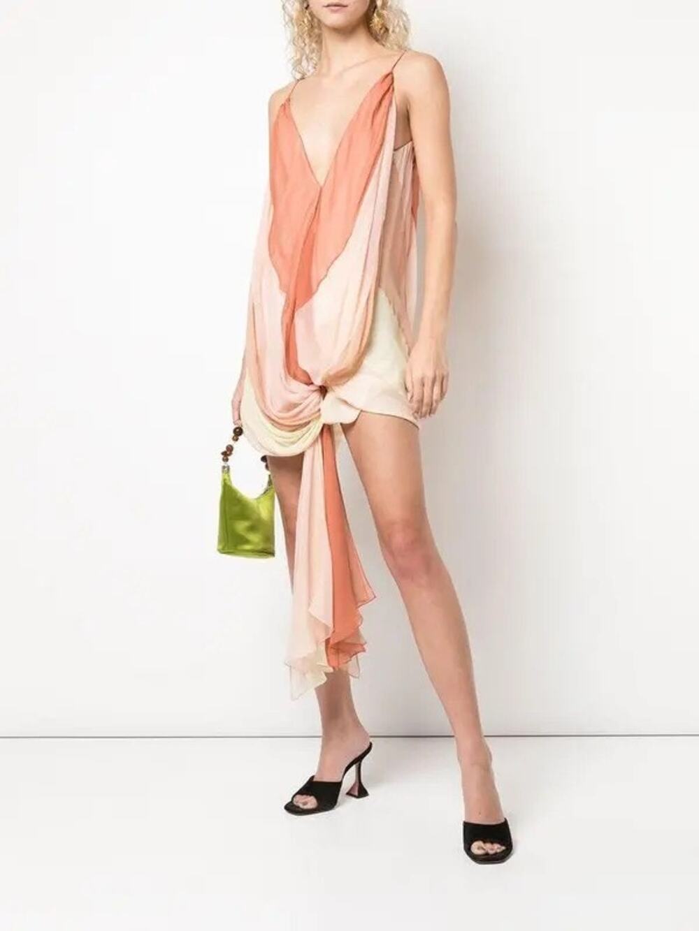 Cinq a Sept Rian Silk Mini Dress Women's Multicolor Size 4